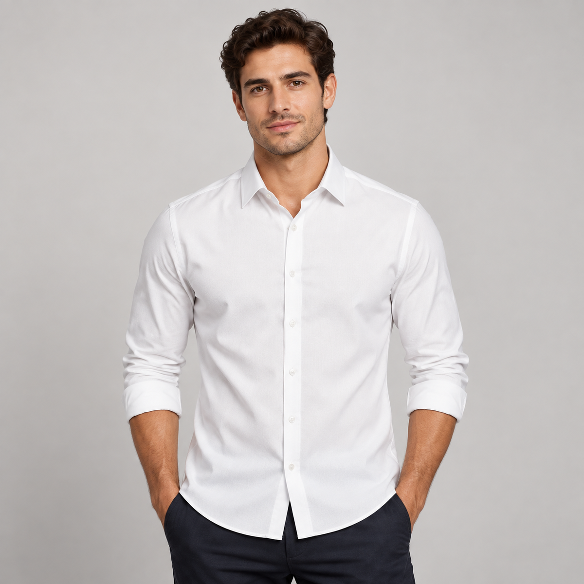 Chemise Homme Élégance – Coupe Slim